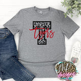 TIGERS T LEOPARD RED T-SHIRT
