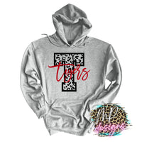 TIGERS T LEOPARD RED LONG SLEEVE/SWEATSHIRT