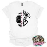 TROJANS MASCOT FOOTBALL MAROON T-SHIRT
