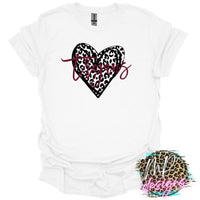 TROJANS LEOPARD HEART T-SHIRT