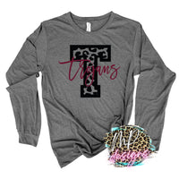TROJANS T LEOPARD LONG SLEEVE/SWEATSHIRT