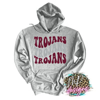 TROJANS WAVY RETRO LONG SLEEVE/SWEATSHIRT