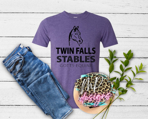 TWIN FALLS STABLES T-SHIRT
