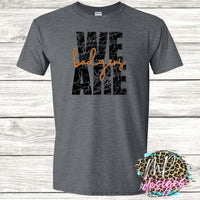 WE ARE BADGERS ORANGE T-SHIRT