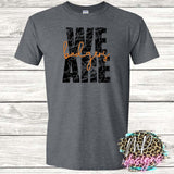 WE ARE BADGERS ORANGE T-SHIRT