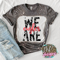 WE ARE EAGLES RED T-SHIRT