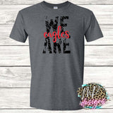 WE ARE EAGLES RED T-SHIRT