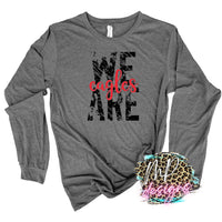 WE ARE EAGLES RED LONG SLEEVE/SWEATSHIRT