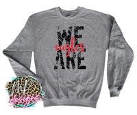 WE ARE EAGLES RED LONG SLEEVE/SWEATSHIRT