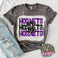 WE ARE HORNETS PURPLE T-SHIRT