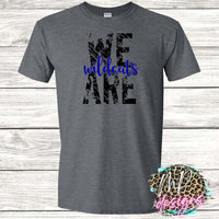 WE ARE WILDCATS ROYAL T-SHIRT