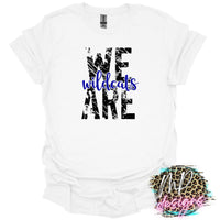 WE ARE WILDCATS ROYAL T-SHIRT