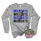 WILDCATS BOLT ROYAL LONG SLEEVE/SWEATSHIRT