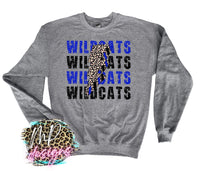 WILDCATS BOLT ROYAL LONG SLEEVE/SWEATSHIRT
