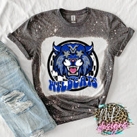 WILDCATS PREPPY MASCOT ROYAL T-SHIRT