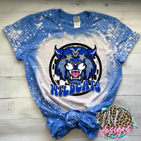 WILDCATS PREPPY MASCOT ROYAL T-SHIRT