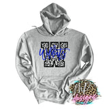 WILDCATS W LEOPARD ROYAL LONG SLEEVE/SWEATSHIRT