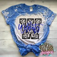 WILDCATS W LEOPARD ROYAL T-SHIRT