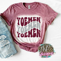 YOEMEN WAVY RETRO T-SHIRT