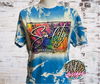 SALTY MATTHEW 5:13 BLEACHED T-SHIRT