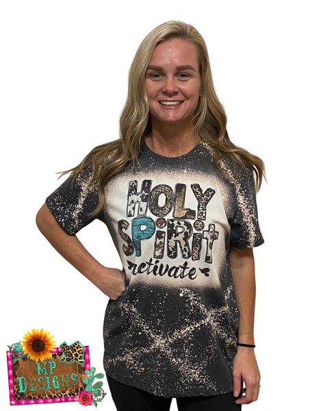 HOLY SPIRIT ACTIVATE BLEACHED T-SHIRT