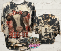 MOO-DY BLEACHED T-SHIRT